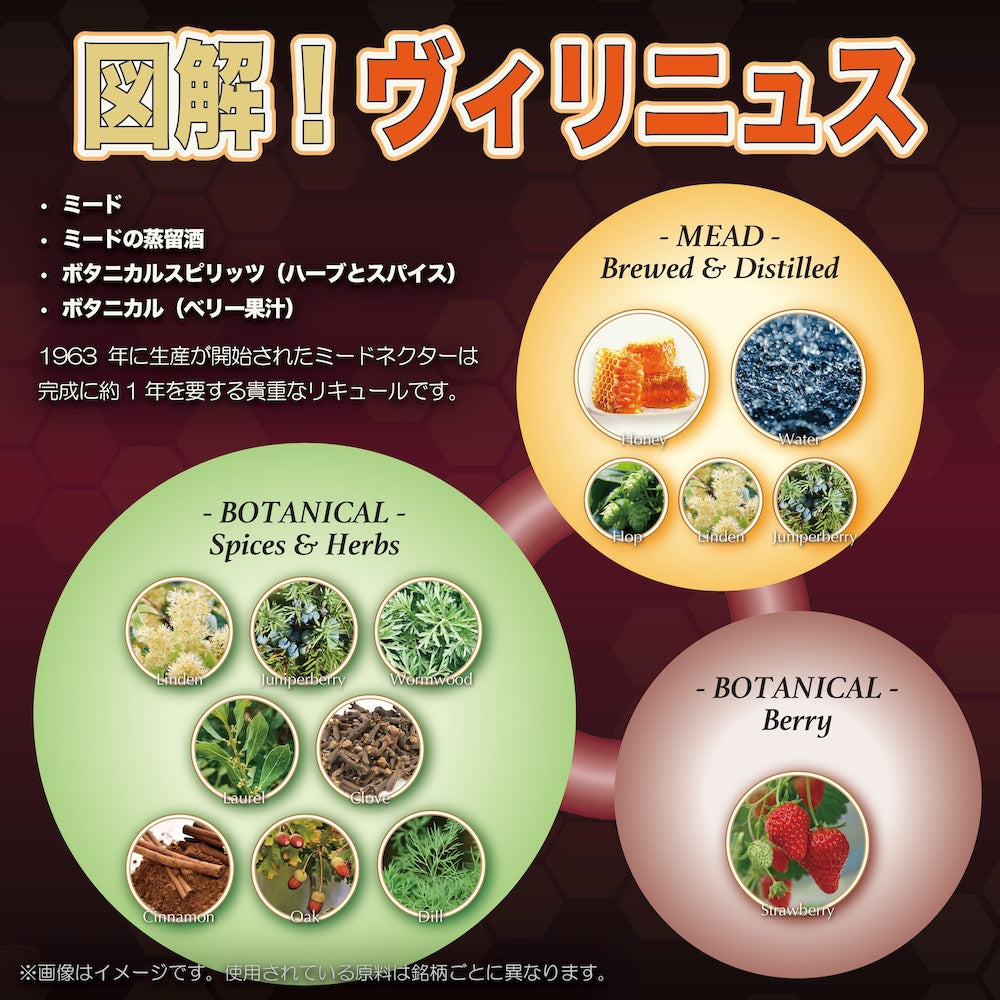 Mead nectar "Vilnius" - ミードネクター「ヴィリニュス」