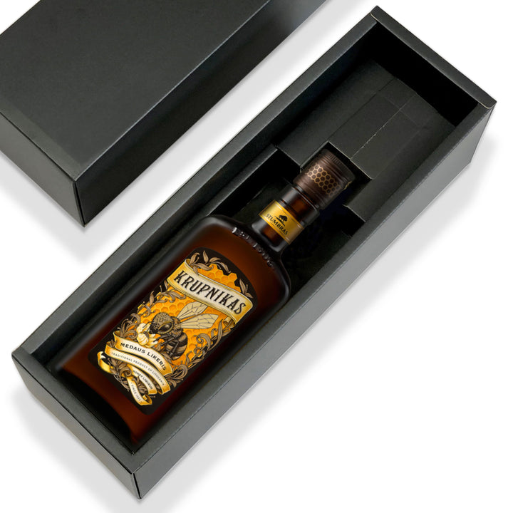 Gift: Krupnikas Single Bottle Box - ギフト:はちみつリキュール「クルプニカス」1本箱