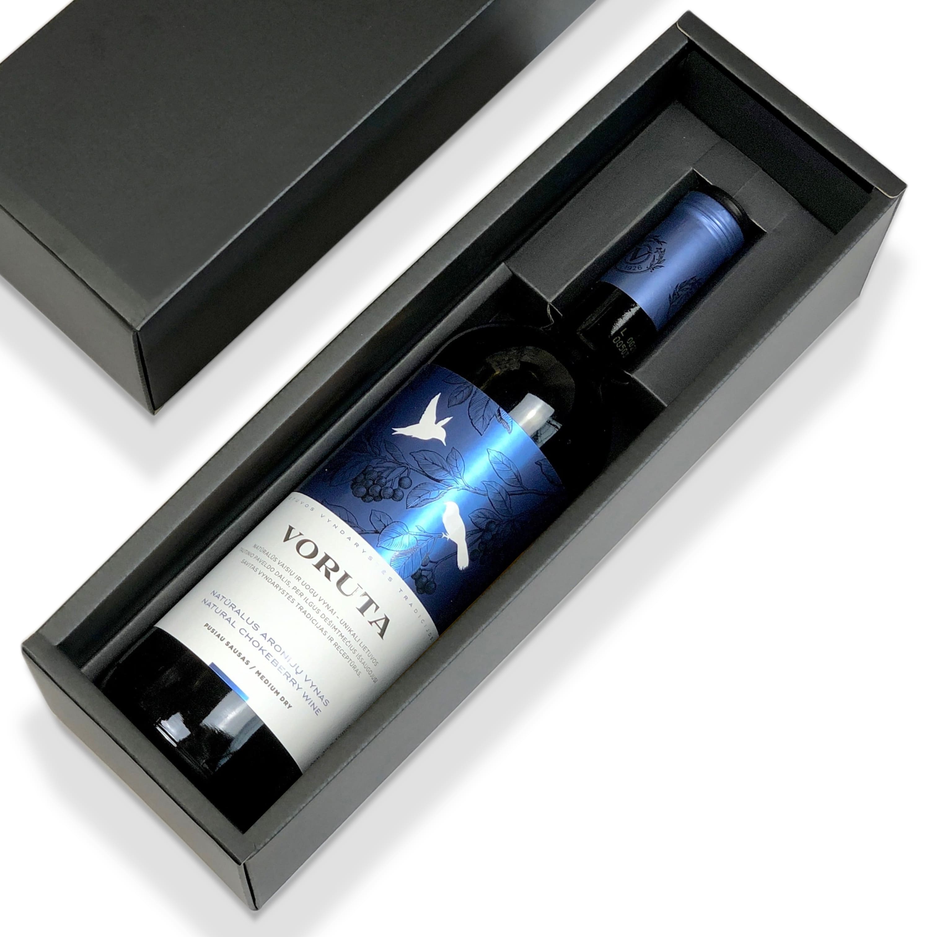 Gift: Voruta Chokeberry Fruit Wine Single Bottle Box - ギフト