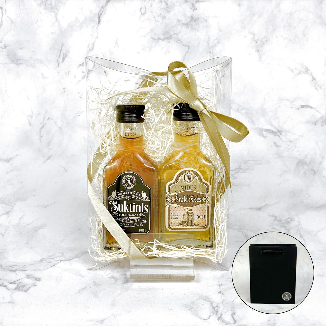 Miniature Bottle Set: Mead & Mead Nectar (12% & 50%) - ミード&ミードネクターミニチュア2本セット(12% & 50%)