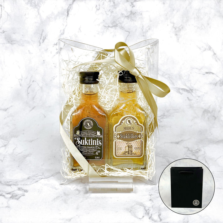Miniature Bottle Set: Mead & Mead Nectar (12% & 50%) - ミード&ミードネクターミニチュア2本セット(12% & 50%)