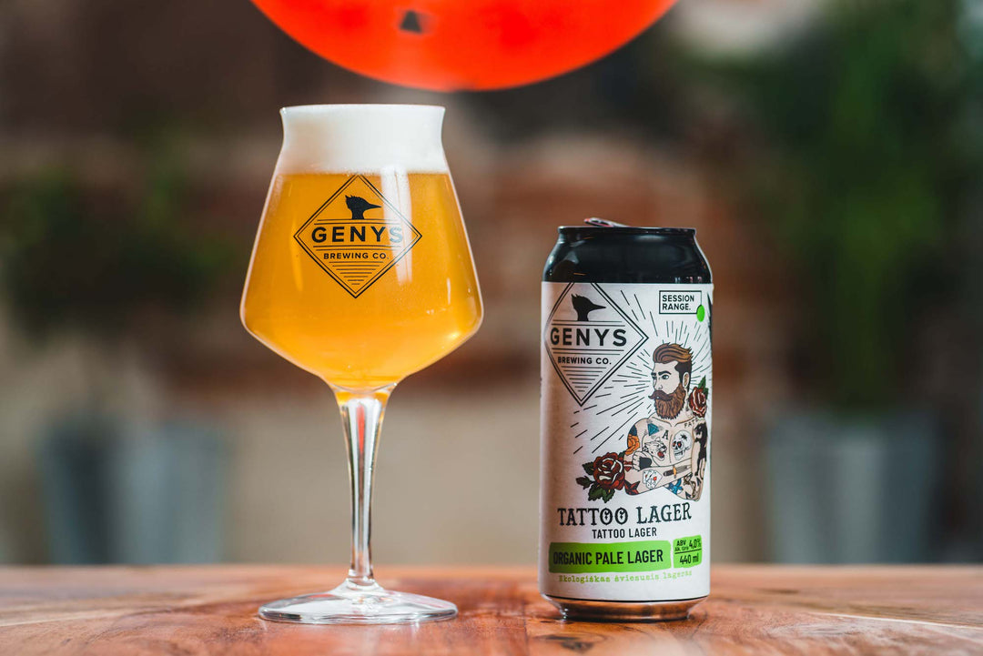 Craft beer "Tattoo Lager" - クラフトビール「タトゥーラガー」