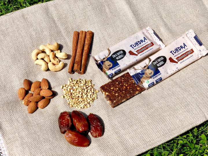 Sprouted Buckwheat Bars "Tundra" Cinnamon Power - 発芽そばの実バー「ツンドラ・シナモンパワー」