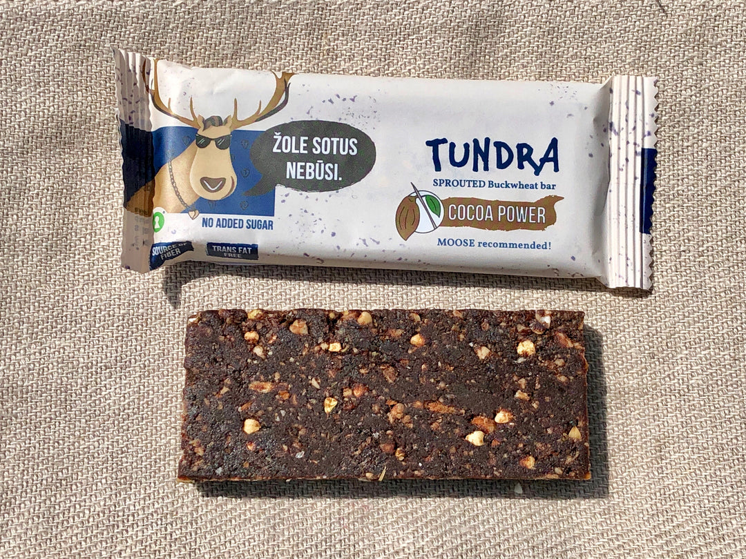 Sprouted Buckwheat Bars "Tundra" Cocoa Power - 発芽そばの実バー「ツンドラ・ココアパワー」