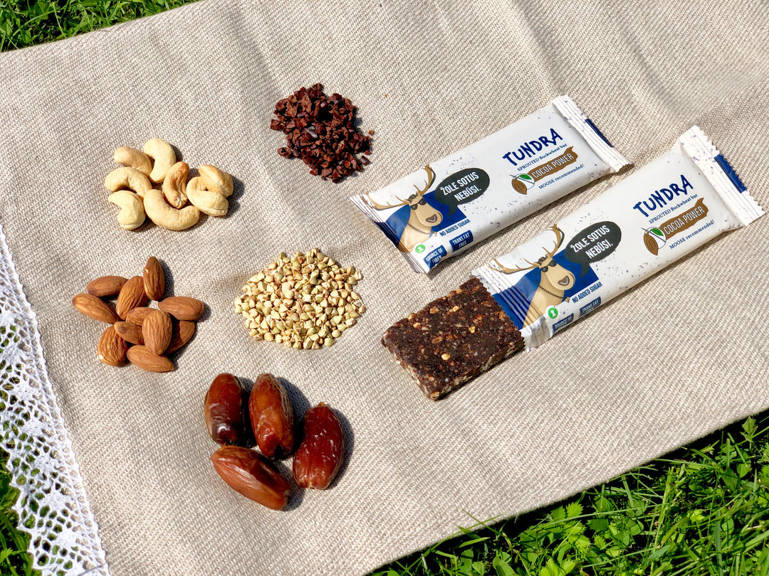 Sprouted Buckwheat Bars "Tundra" Cocoa Power - 発芽そばの実バー「ツンドラ・ココアパワー」