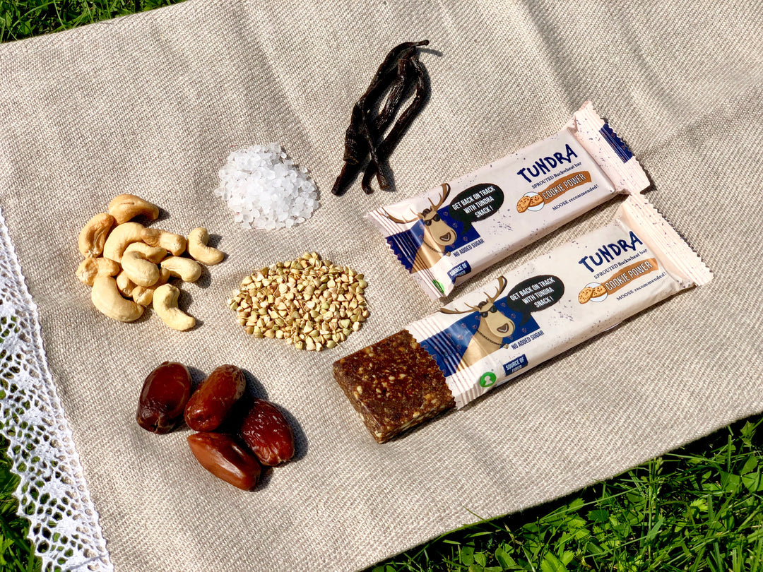 Sprouted Buckwheat Bars "Tundra" Cookie Power - 発芽そばの実バー「ツンドラ・クッキーパワー」