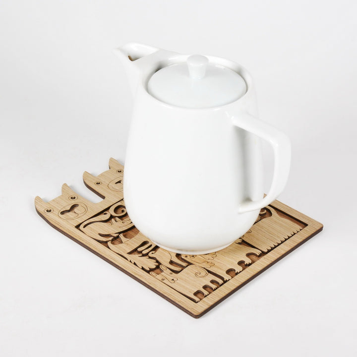 Etno Design 木製TWO-WAYパズル「Loving Dogs(イヌ)」