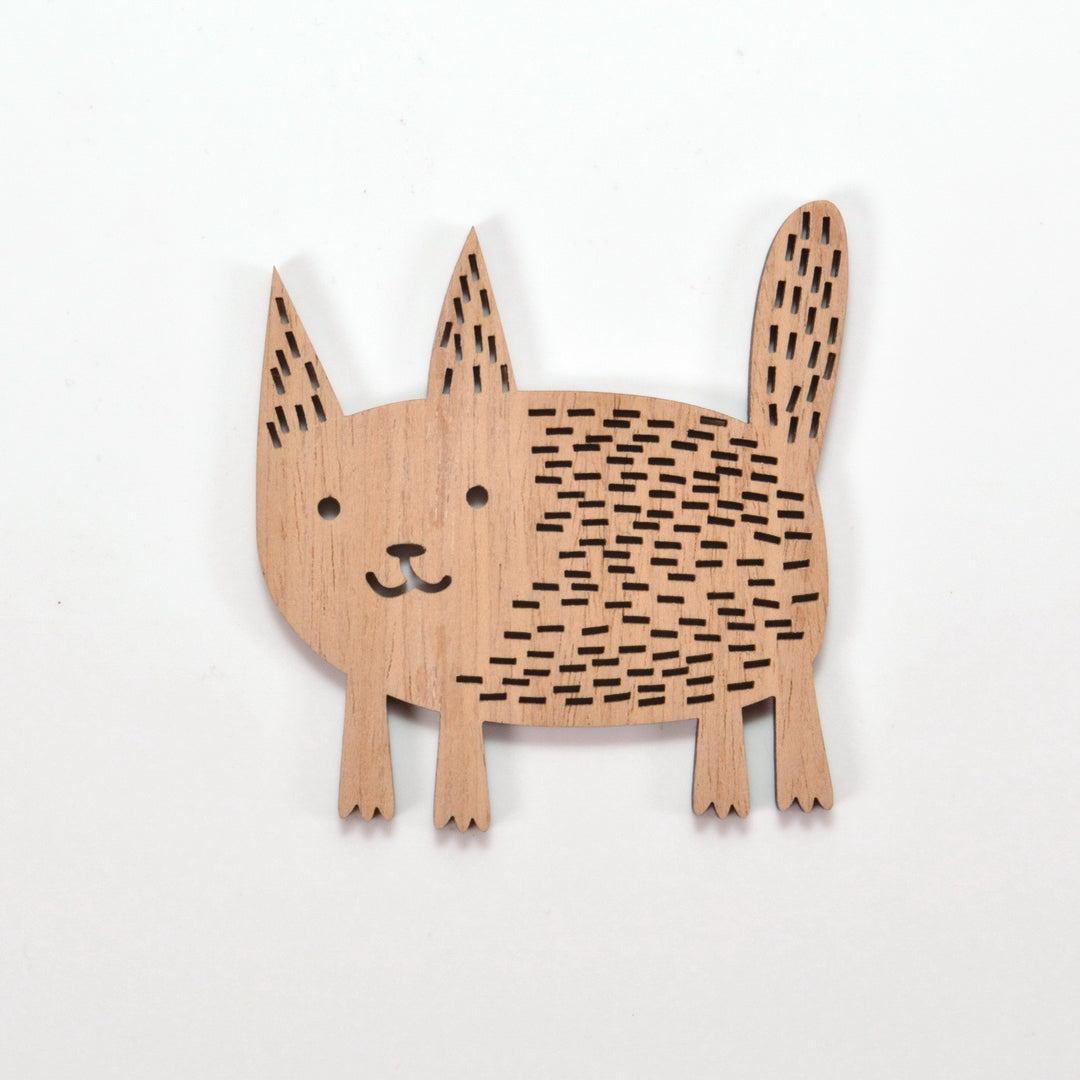 Etno Design 木製オーナメント「Cat of the Sparkling Seas(海の子ネコ)」