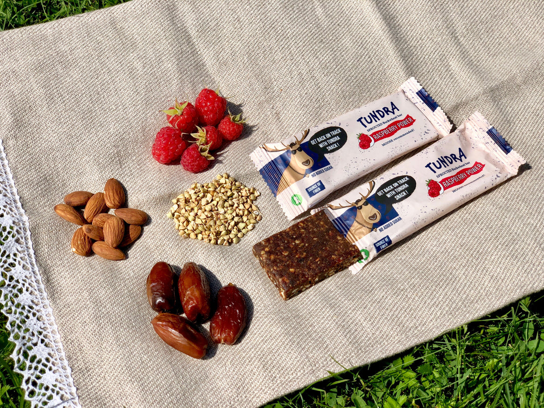 Sprouted Buckwheat Bars "Tundra" Raspberry Power - 発芽そばの実バー「ツンドラ・ラズベリーパワー」