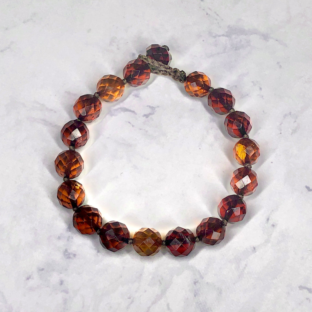 Amber bracelet (Baltic amber): C-1