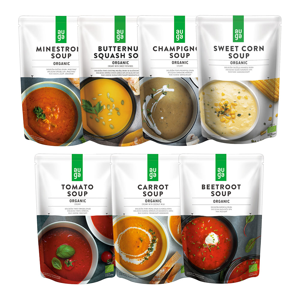 AUGA Organic Vegetable Soup 400g 7Kinds Set