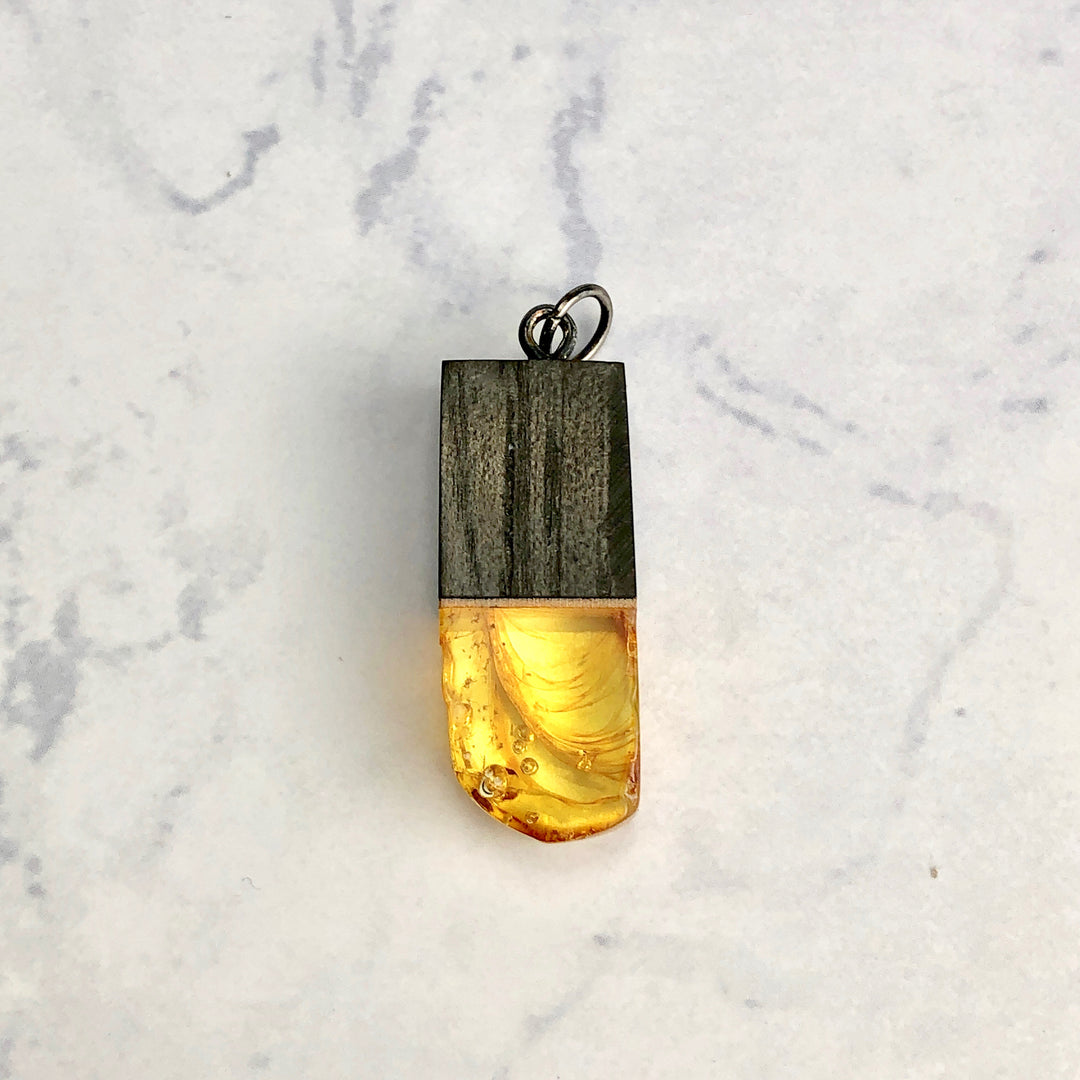 Amber Pendant (Baltic Amber): B-1