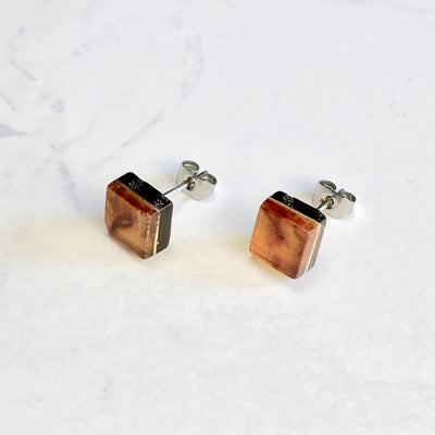Amber Earrings (Baltic Amber): B-1