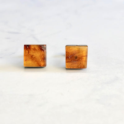 Amber Earrings (Baltic Amber): B-2