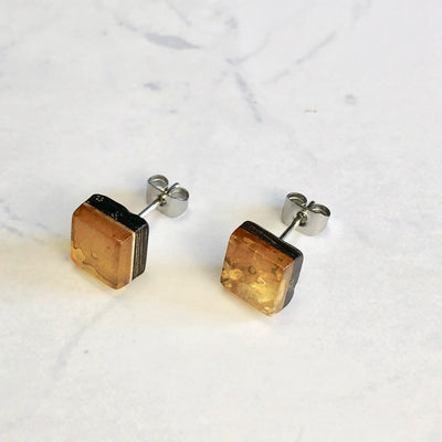 Amber Earrings (Baltic Amber): B-4