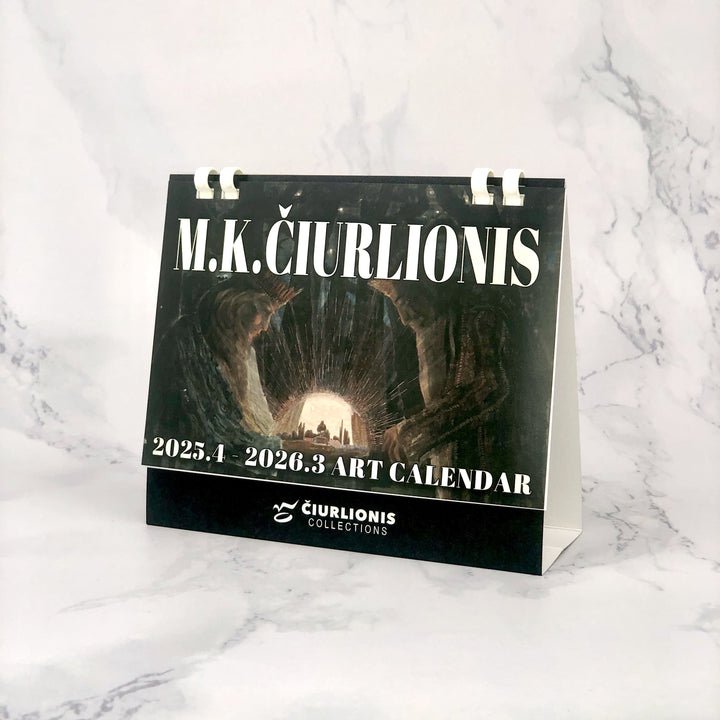 卓上アートカレンダー2025 "Čiurlionis Collections"