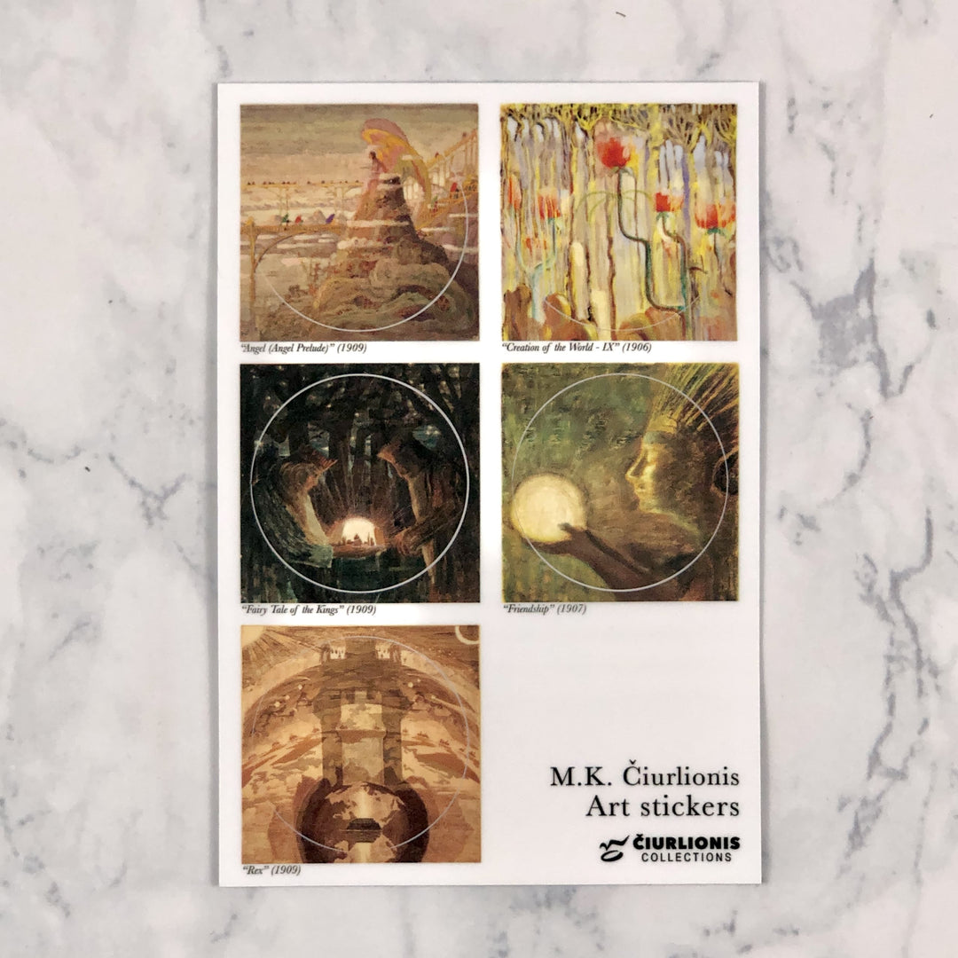 Ciurlionis Collections - Multi-sticker "5-piece set"