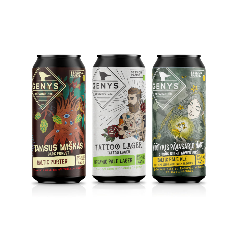 Craft Beer "Genys Brewing Variety Pack (3 Styles)" - クラフトビール「ゲニスブルーイング３種類セット」