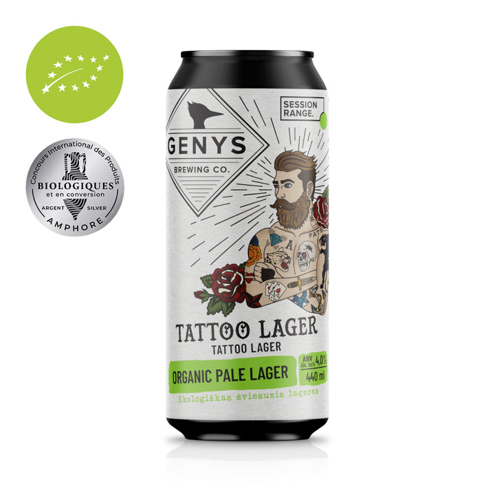 Craft Beer "Tattoo Lager" - クラフトビール「タトゥーラガー」