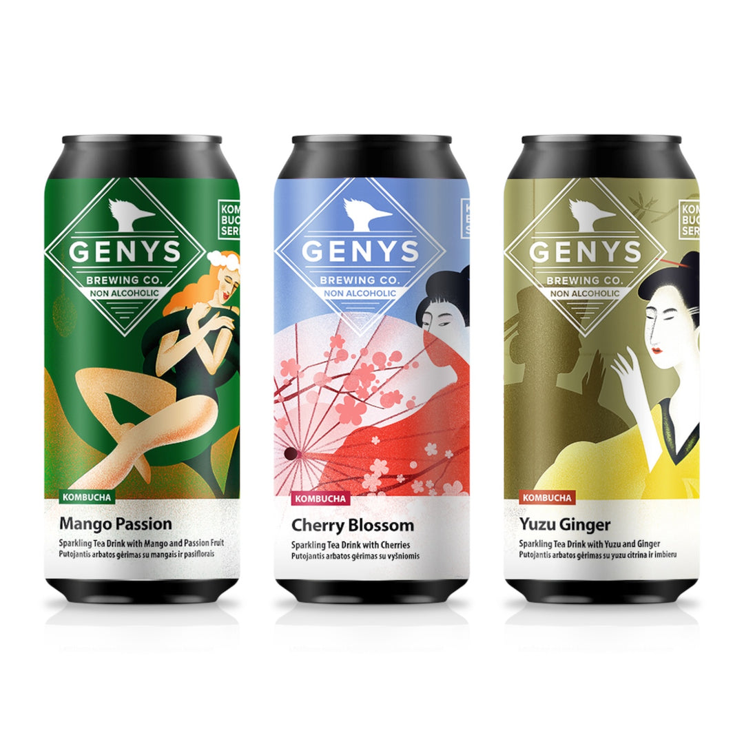 【有償サンプル】GENYSコンブチャ飲み比べ 3本セット