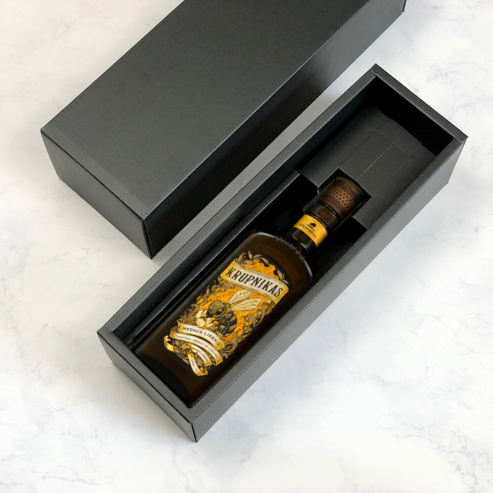 Gift: Krupnikas Single Bottle Box - ギフト：はちみつリキュール「クルプニカス」１本箱