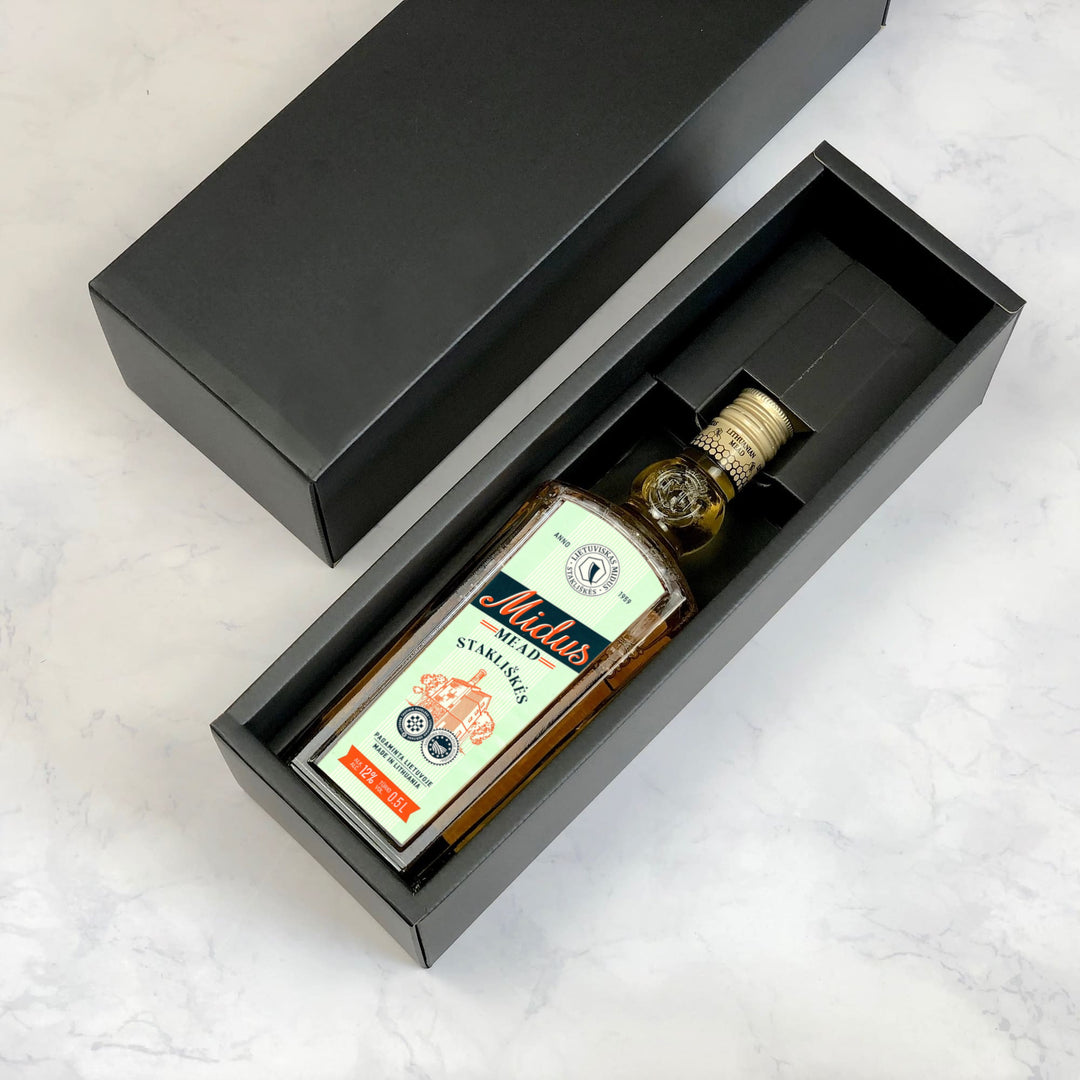 Gift: Stakliškės Mead Single Bottle Box - ギフト：ミード「スタクリシュケス」１本箱