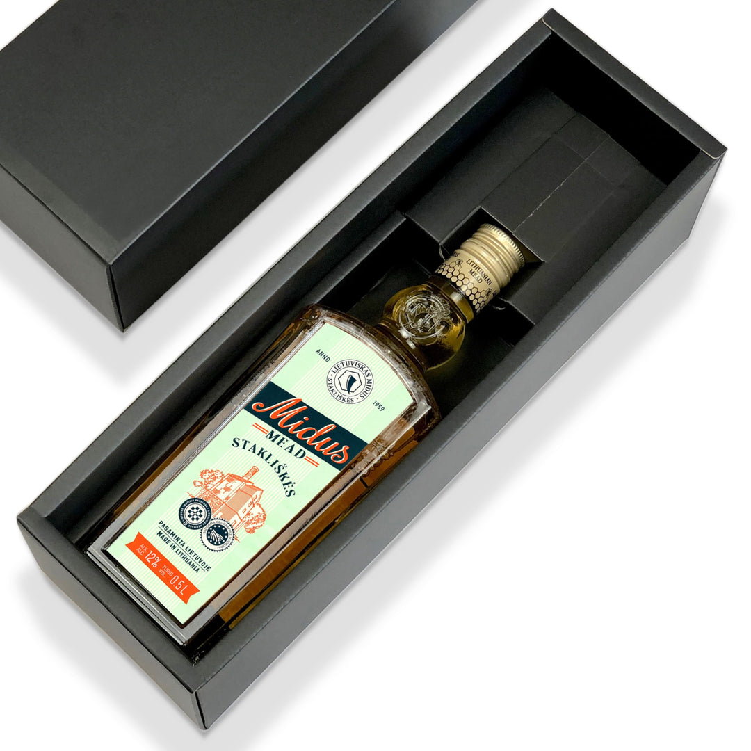 Gift: Stakliškės Mead Single Bottle Box - ギフト：ミード「スタクリシュケス」１本箱