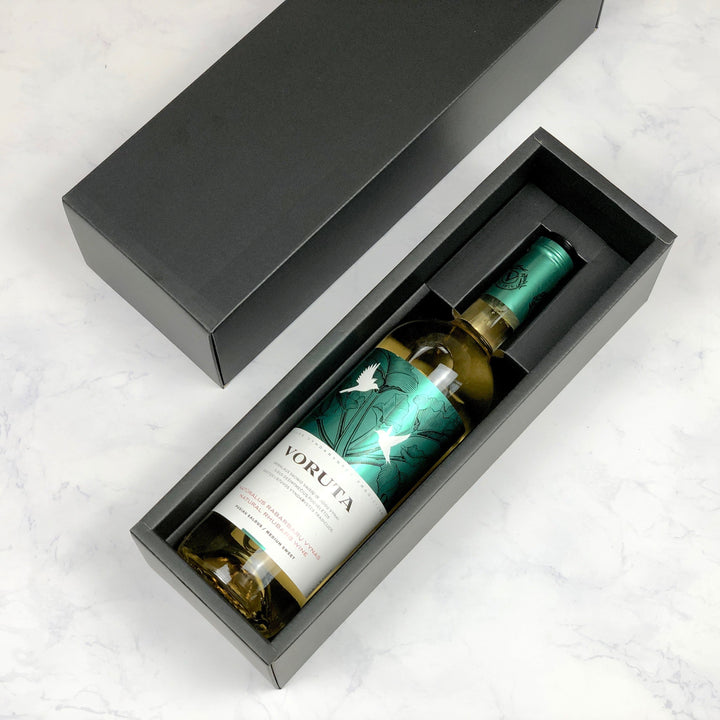 Gift: Voruta Rhubarb Fruit Wine Single Bottle Box - ギフト：フルーツワイン「ヴォルタ・ルバーブ」１本箱