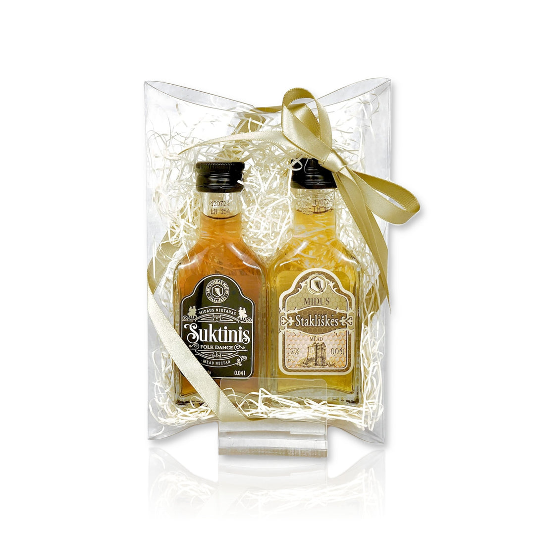 Miniature Bottle Set: Mead & Mead Nectar (12% & 50%) - ミード＆ミードネクターミニチュア２本セット（12% & 50%）