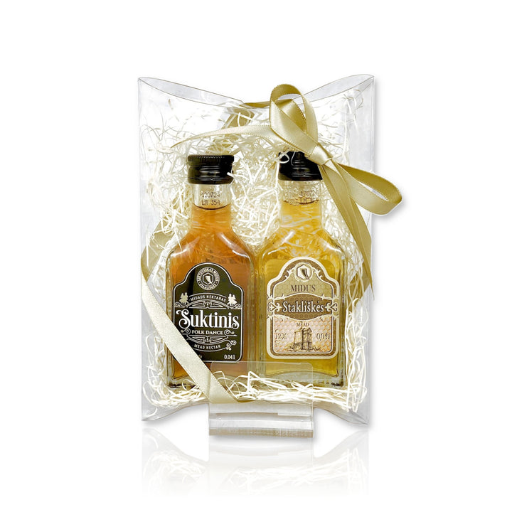 Miniature Bottle Set: Mead & Mead Nectar (12% & 50%) - ミード＆ミードネクターミニチュア２本セット（12% & 50%）