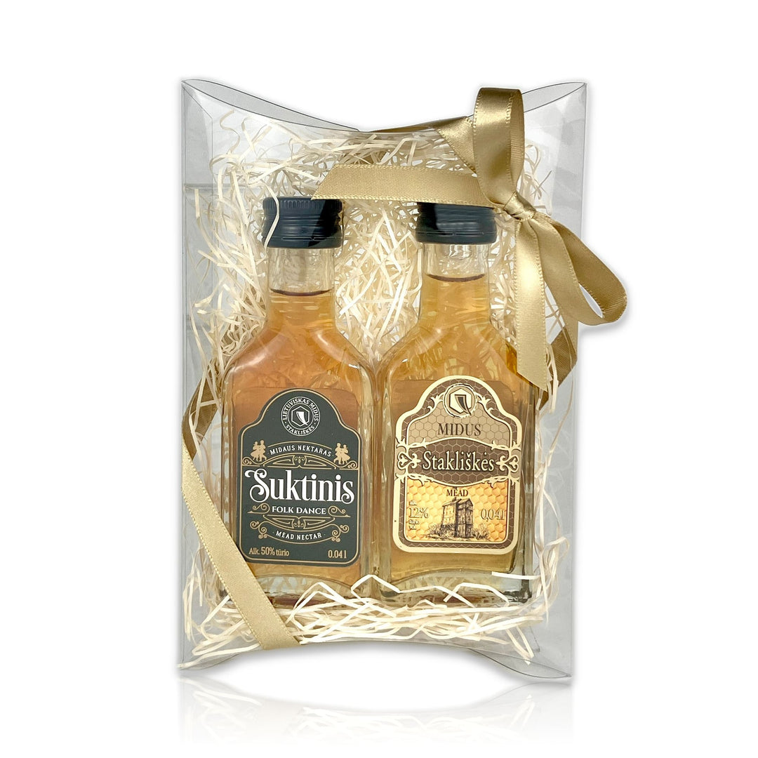Miniature Bottle Set: Mead & Mead Nectar (12% & 50%) - ミード＆ミードネクターミニチュア２本セット（12% & 50%）