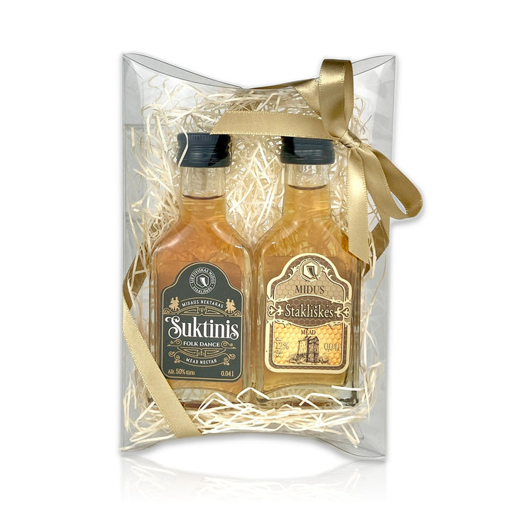 Miniature Bottle Set: Mead & Mead Nectar (12% & 50%) - ミード＆ミードネクターミニチュア２本セット（12% & 50%）