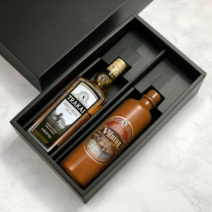 Gift: Trakai Mead & Vilnius Mead Nectar Two-Bottle Box - ギフト：ミード＆ミードネクター２本箱（トラカイ＆ヴィリニュス）