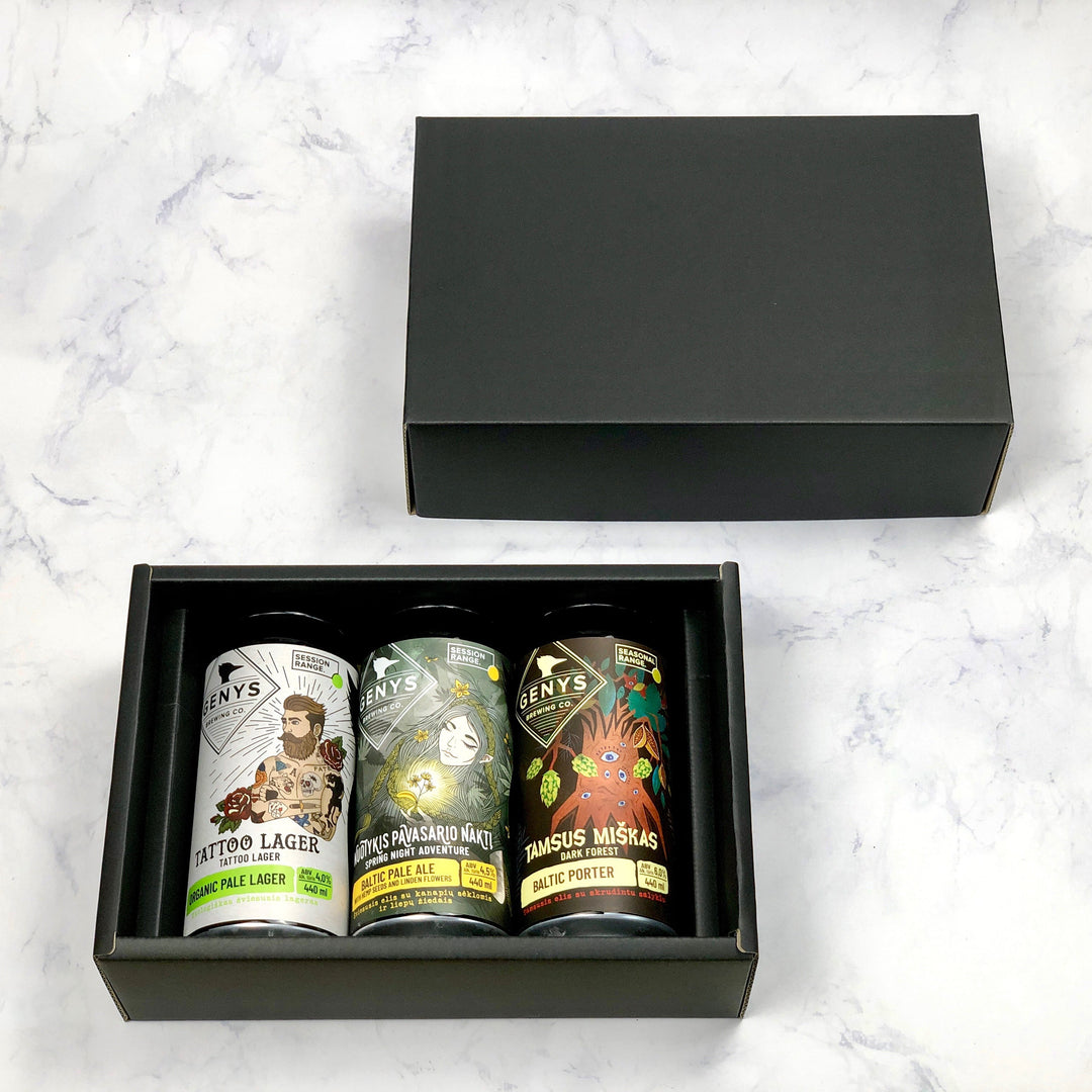 Gift: Genys Brewing Craft Beer Selection Gift Set (3 Cans) - ギフト：ゲニスブルーイング「クラフトビールセレクション」ギフト３本セット