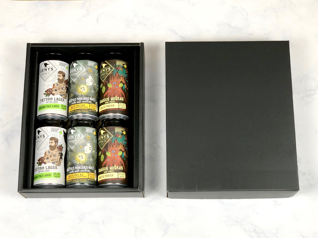 Gift: Genys Brewing Craft Beer Selection Gift Set (6 Cans) - ギフト：ゲニスブルーイング「クラフトビールセレクション」ギフト６本セット