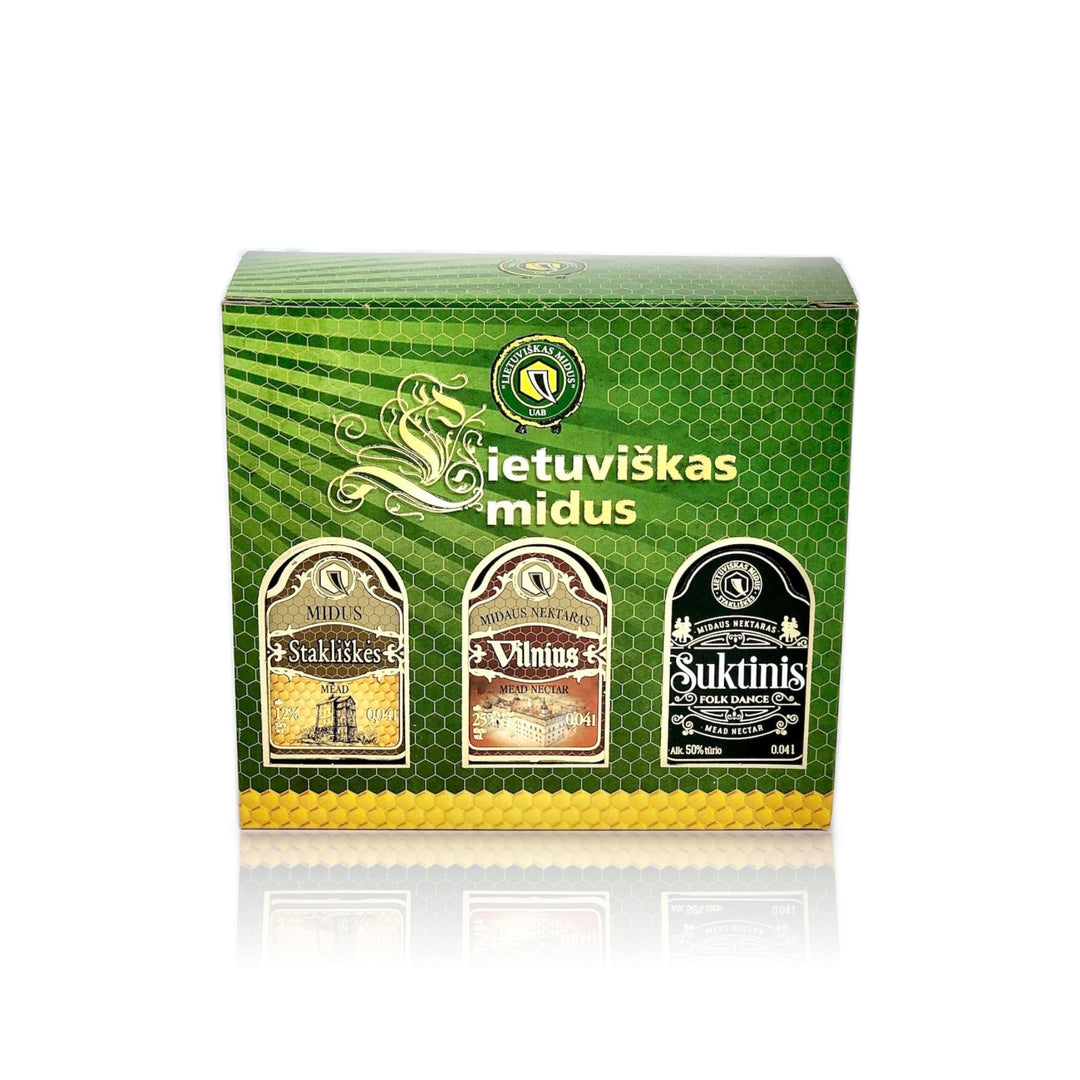 Gift Boxed Miniature Bottle Set: Mead & Mead Nectar (6 Bottles) - ミード＆ミードネクター ミニチュアボトル６本 ギフトボックスセット