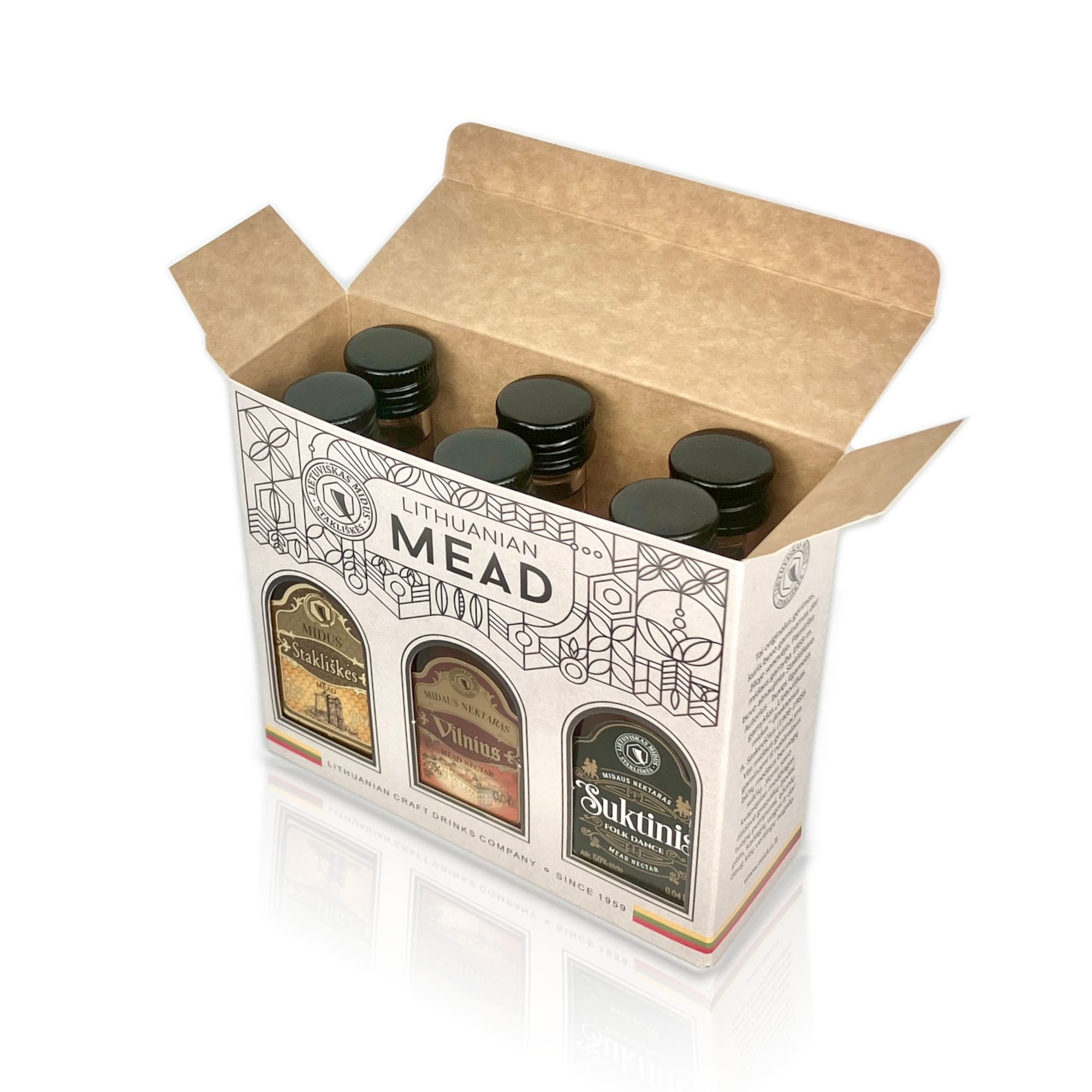 Gift Boxed Miniature Bottle Set: Mead & Mead Nectar (6 Bottles