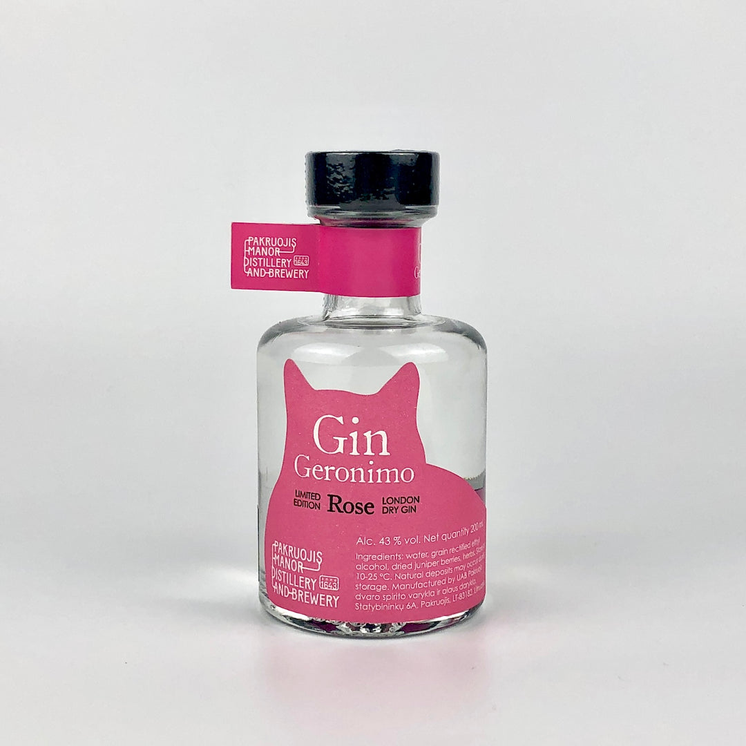 Craft Gin "Gin Geronimo Rose" - クラフトジン「ジン ジェロニモ ローズ」