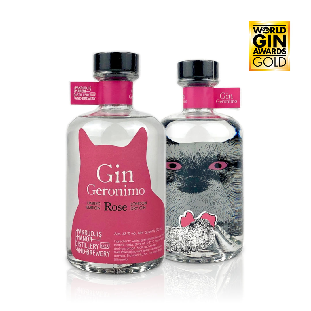Craft Gin "Gin Geronimo Rose" - クラフトジン「ジン ジェロニモ ローズ」