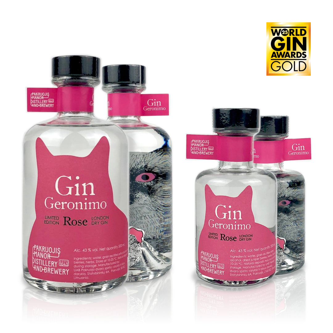 Craft Gin "Gin Geronimo Rose" - クラフトジン「ジン ジェロニモ ローズ」