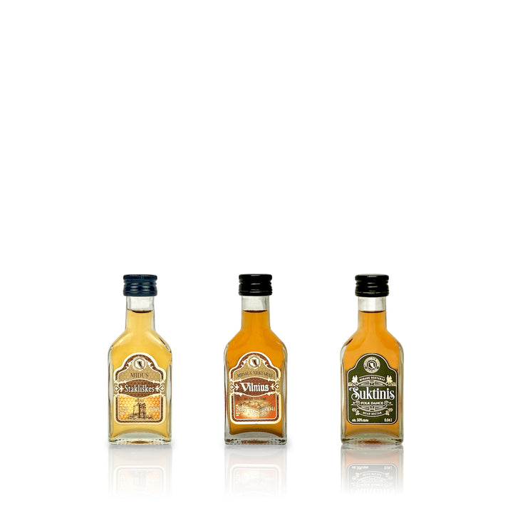 Miniature Set: Mead & Mead Nectar (3 Bottles) - はちみつ酒「ミード＆ミードネクター」ミニチュアボトル３本セット