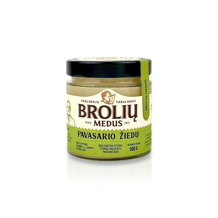 Raw Honey "Brolių Medus" Spring Blossom - 生はちみつ「スプリングブロッサム・ハニー」500g