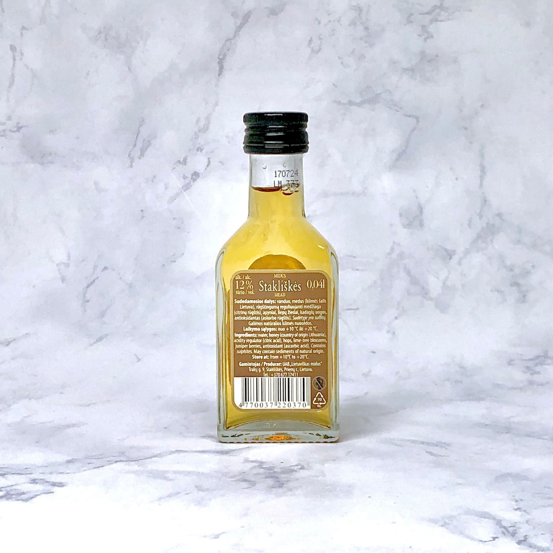 Set of 3 miniature bottles of "Mead & Mead Nectar"