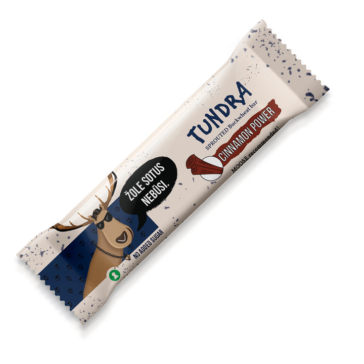 Sprouted Buckwheat Bars "Tundra" Cinnamon Power - 発芽そばの実バー「ツンドラ・シナモンパワー」