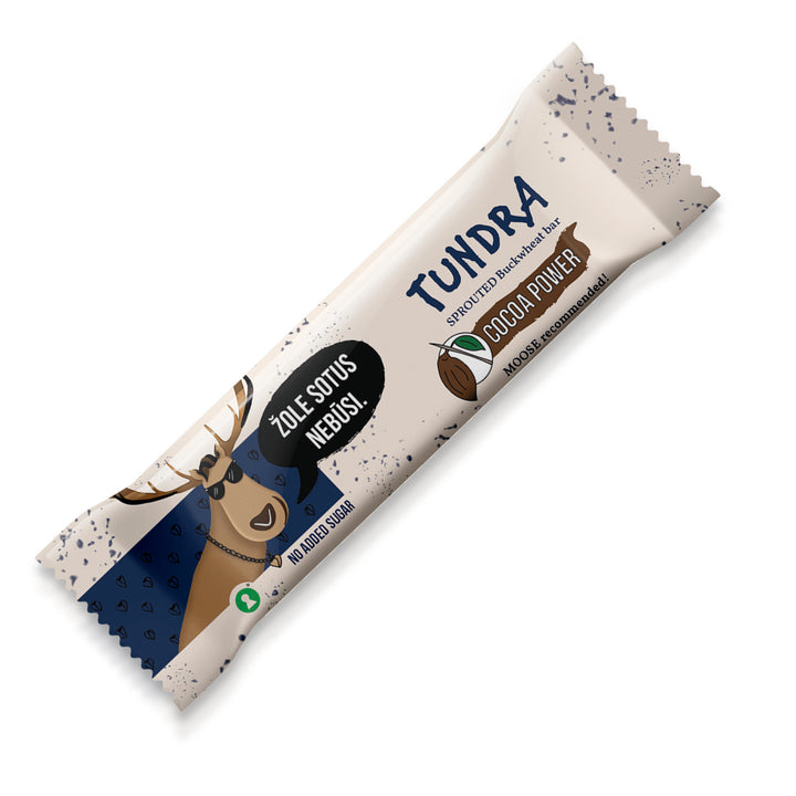 Sprouted Buckwheat Bars "Tundra" Cocoa Power - 発芽そばの実バー「ツンドラ・ココアパワー」