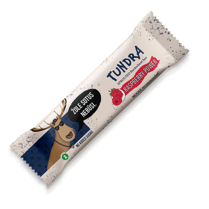 Sprouted Buckwheat Bars "Tundra" Raspberry Power - 発芽そばの実バー「ツンドラ・ラズベリーパワー」