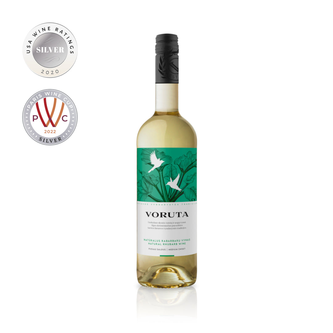 Fruits wine "Voruta Rhubarb" - フルーツワイン「ヴォルタ ルバーブ」
