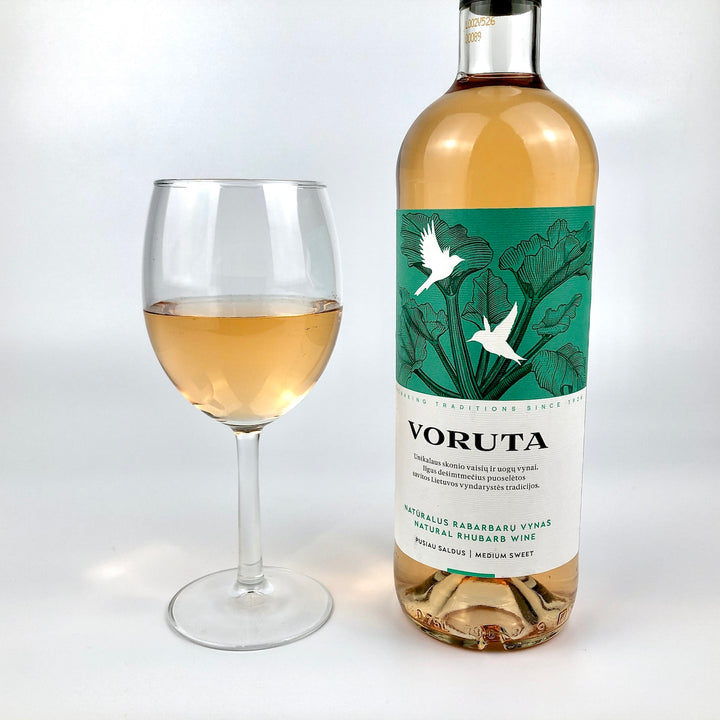 Fruits wine "Voruta Rhubarb" - フルーツワイン「ヴォルタ ルバーブ」