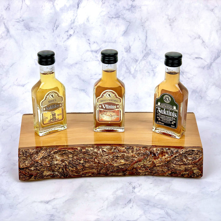 Set of 3 miniature bottles of "Mead & Mead Nectar"