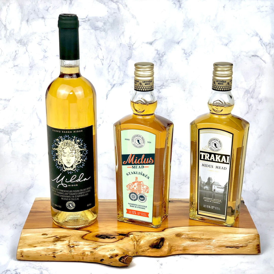Assorted set: 3 Brands of Mead - はちみつ酒「ミード」3種類セット